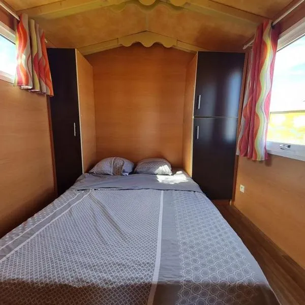 Roulotte tout confort au milieu des animaux, hotel in Burthecourt-aux-Chênes