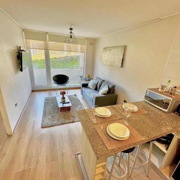 Apartamento en exclusivo barrio Lomas de san Andrés con estacionamiento, hotel in Concepción