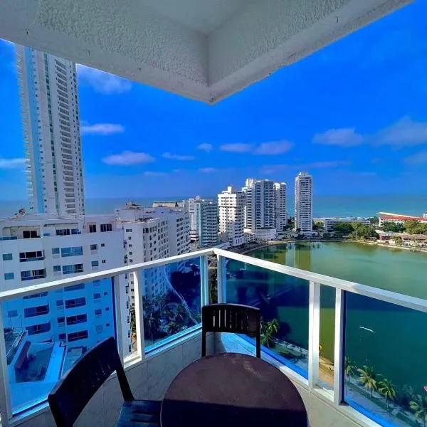 Hermoso Apartamento en el laguito bocagrande Cartagena de indias, hotel in Cartagena de Indias