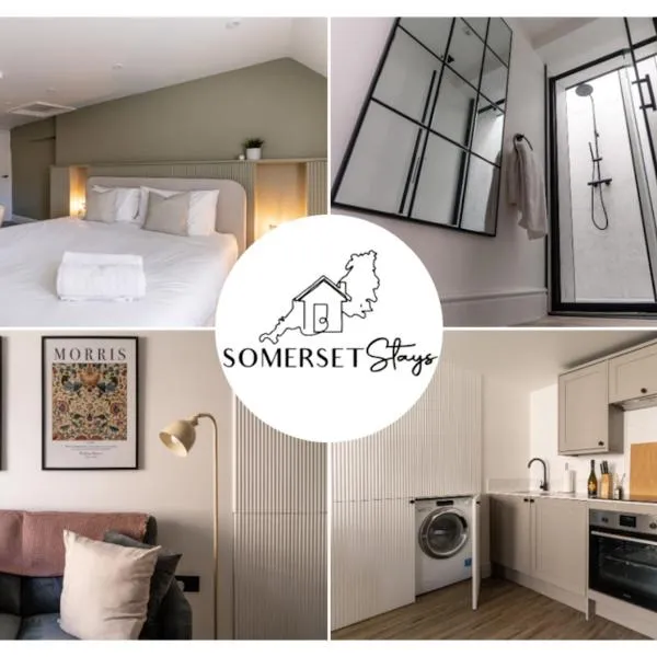 Tiny House, Stunning 1 Bed, Super King, Freestanding Bath, Parking, hotel in Somerton