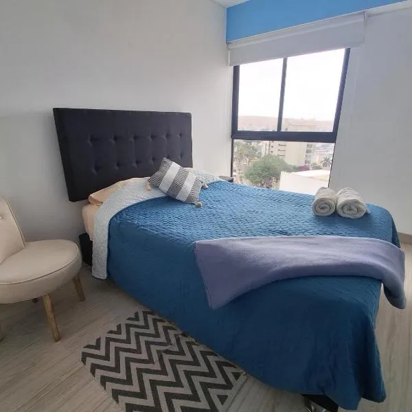 Apartamento con increíble vista al mar, hotel en Lima