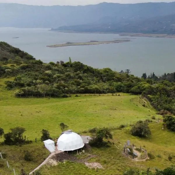 GLAMPING ABRAZO De MONTAÑA GUATAVITA Cap Max 5 pers, hôtel à Guatavita