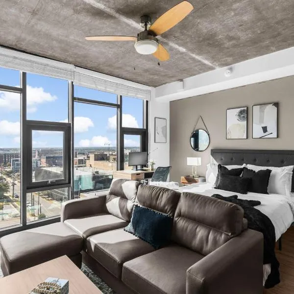 Tranquil Urban Space Studio City View, hotel in Birmingham