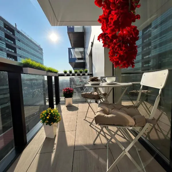 Exclusive Apartment CORTINA NORTH with Private Parking & Balcony - 01, hotel din București