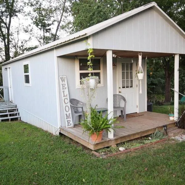 Cozy Tiny Home on the Farm On-Site Farm Animals，位于Hasty的酒店