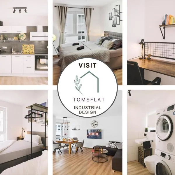 TomsFlat BRAUNSCHWEIG - 3 ROOMS, KITCHEN, WORKSPACE, HIGHSPEED WiFy, WASHER & DRYER, PARKING, Hotel in Braunschweig