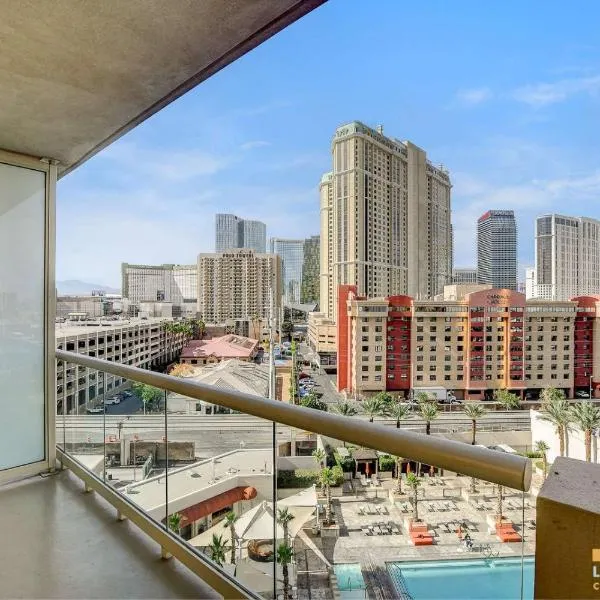 MGM Signature-07-707 Strip View Balcony Studio, hotel a Las Vegas