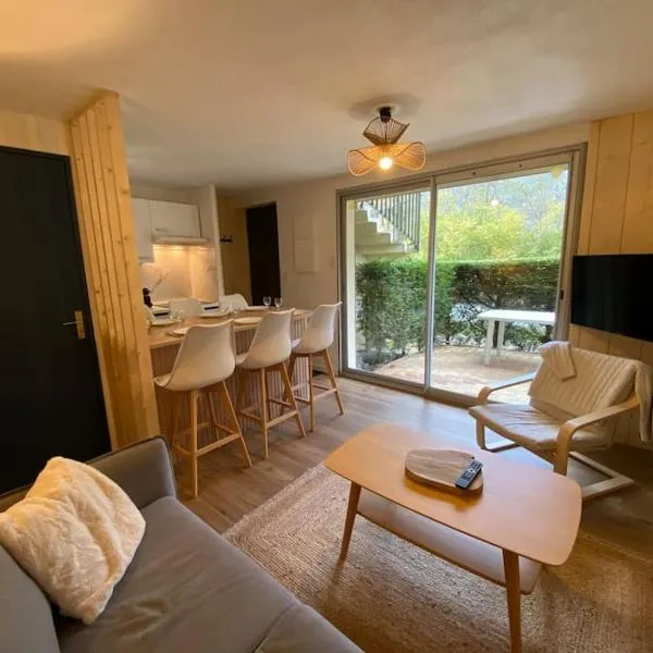 Appartement T3 Saint Lary Soulan, hótel í Vignec