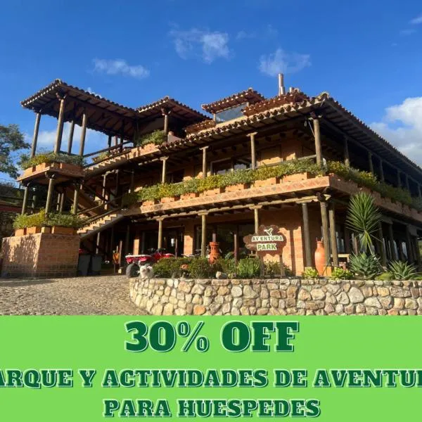 Hotel, Bungalows, Chalet y Cabañas Aventura Park Villa De Leyva La Periquera, hotel em Villa de Leyva