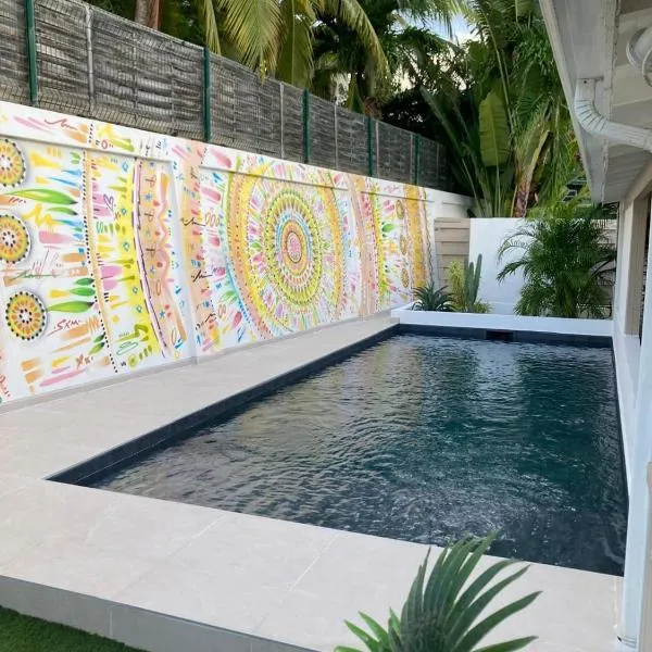 Wahoo lodge, piscine privée, orient bay, hotel v destinaci Orient Bay