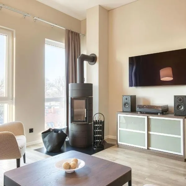 5 Sterne Kaptain's Huus in der Seefahrtschule, hotel v destinaci Wustrow