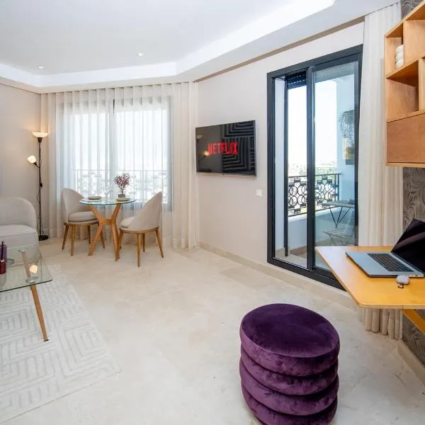 Gauthier Luxe , 1BR Apart- Comfort & Style in Casa, hotel in Casablanca