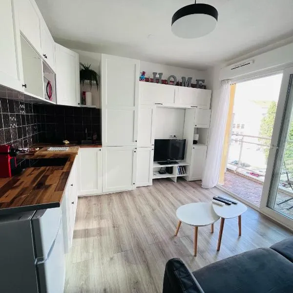 Studio terrasse et parking privé, hotel in Nice