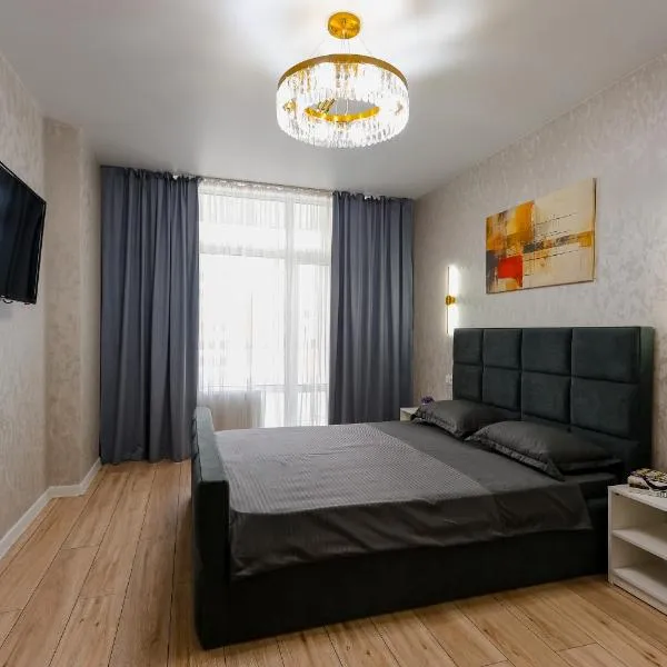 1 комнатная квартира в новом ЖК Панорама Парк на ул Темирбаева 50, hotel v destinaci Kostanaj
