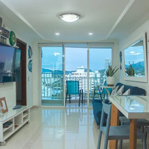 Apartamento El Rodadero, Santa Marta, hotel i Santa Marta