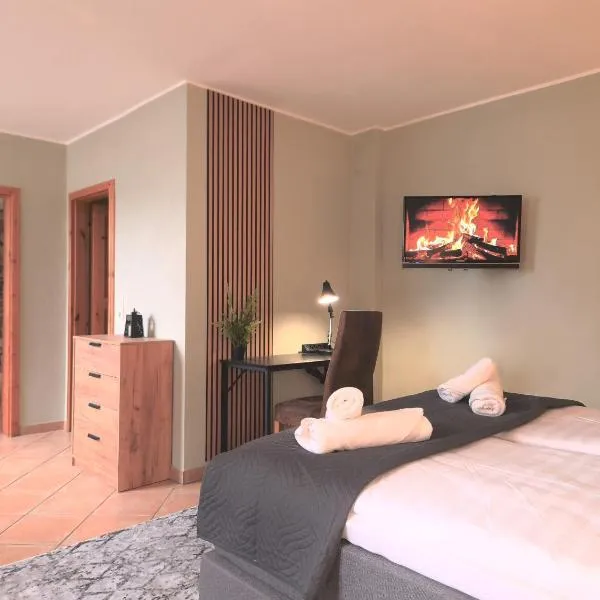 Schnelle Verbindung nach Frankfurt, Messe und Flughafen, hotel a Karben
