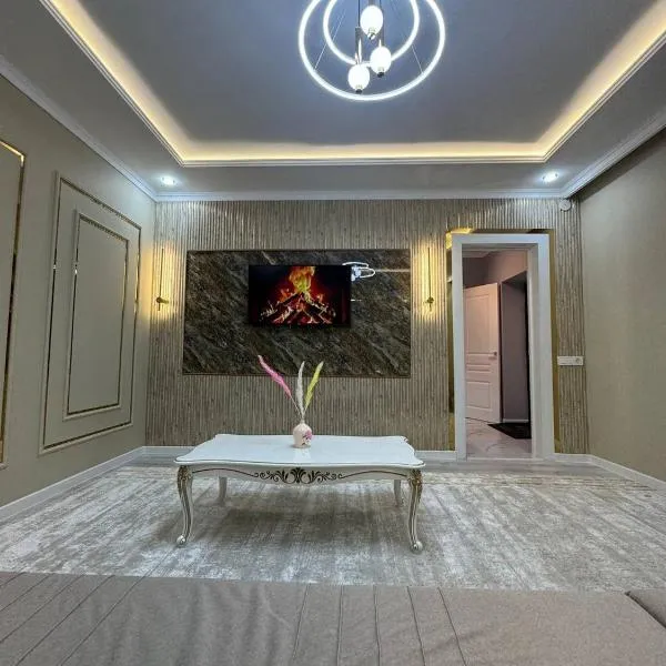 Стильные апартаменты ближе караван сарая、Türkistanのホテル