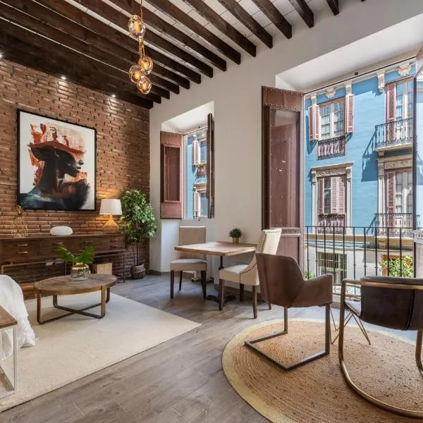 Charming Cozy Apartment in Soho REMS, hotell i Málaga