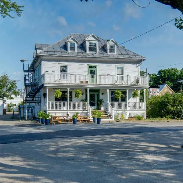 Chambre 306 de l'hôtel Victoria confortable et moderne, hotel en Saint-Pascal