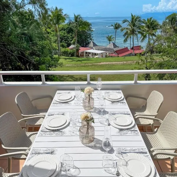 Anse à la Barque - Magnifique T3 avec accès Plage - Vue Mer, ξενοδοχείο σε Sainte-Anne