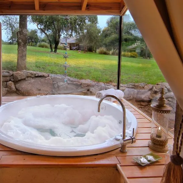 Cabañas Sierra Serena, hotel v destinaci Villa General Belgrano