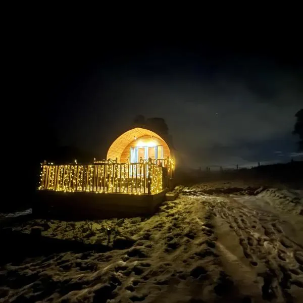 Autumn Special Offer - Secluded Luxury Cabins with stream, stargazing, walks and nature - Fell Farm Hideaway, hotel in Colwell