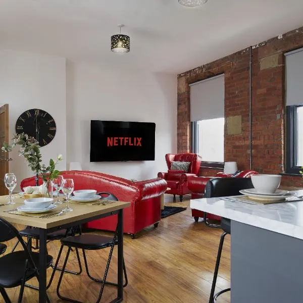 BV Aparthotel Stays in the Heart of Barnsley Town Centre, hôtel à Barnsley