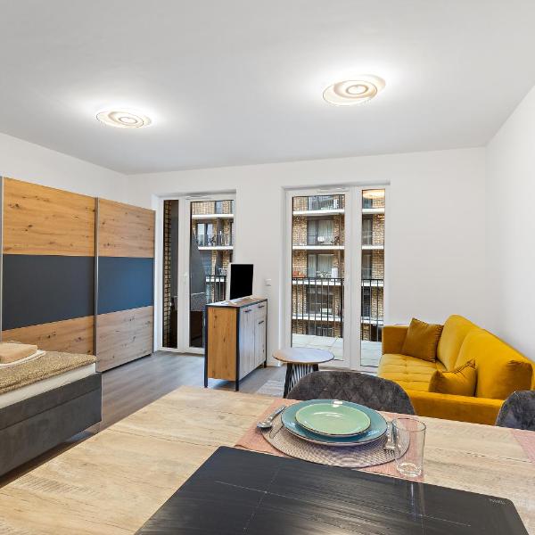 Moderný Apartmán s parkovaním v Novostavbe, Bratislava