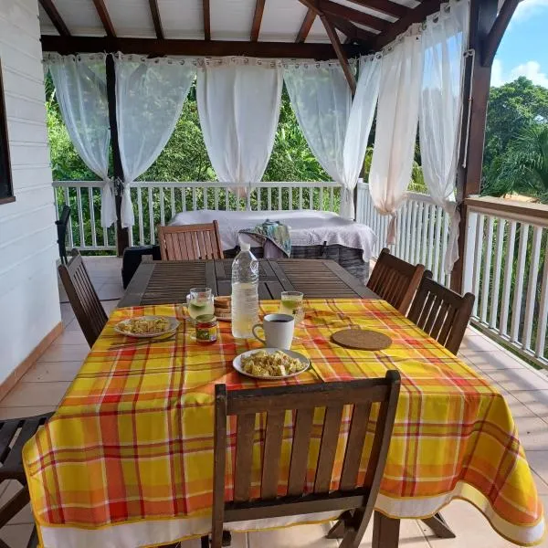 villa timokei piscine et jacuzzi, hotel in Fond Saint-Jacques