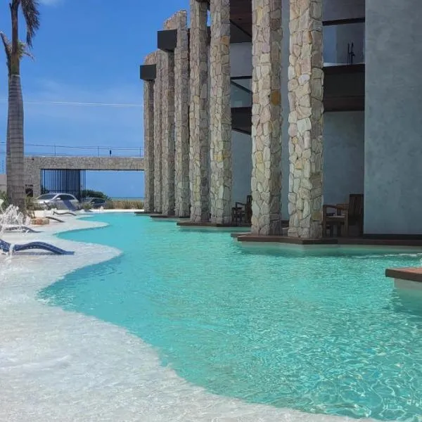 Villa de casas a beira mar piscina praia, ξενοδοχείο σε Αρακαζού