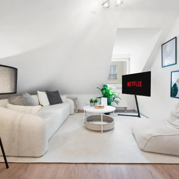 Malu Rooms - im Stadtzentrum, SmartTV, Netflix, 24h Checkin, hotell sihtkohas Ludwigsburg