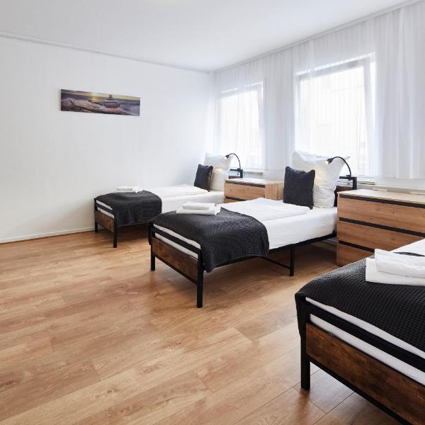 N01 Apartment im Künstlerviertel - Nähe Innenstadt und UBahn, 2 Zimmer, 3 Einzelbetten und ein Doppelbett, Nürnberg