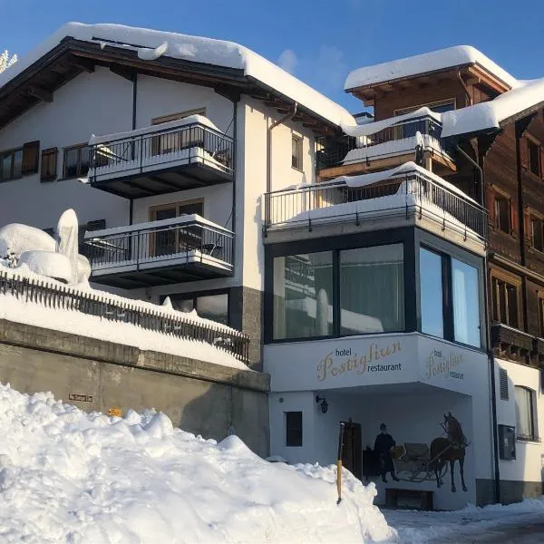 Hotel Garni Postigliun Andiast, ξενοδοχείο σε Andest