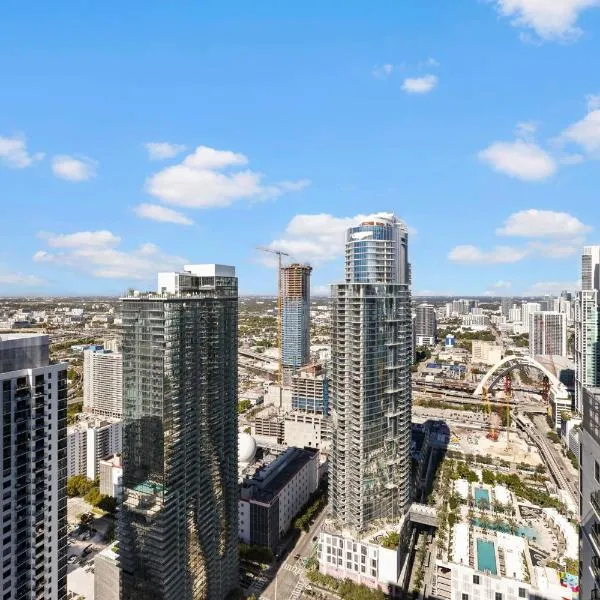 48Flr Condo w Free Parking、マイアミのホテル