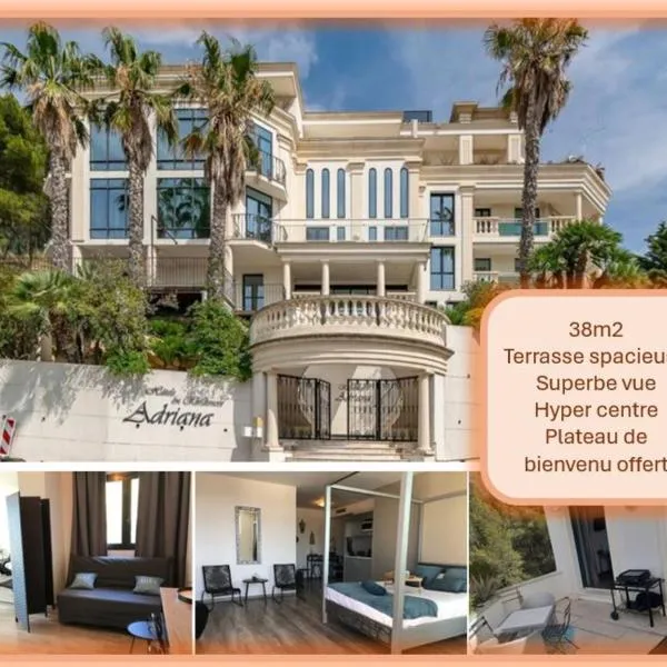 grand studio terrasse de standing, pleine vue village et proche mer, ξενοδοχείο σε Carry-le-Rouet