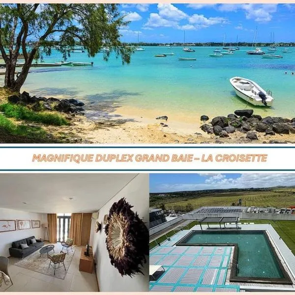 Superbe Duplex 2 Chambres La Croisette Grand Baie, hôtel à Grand Baie
