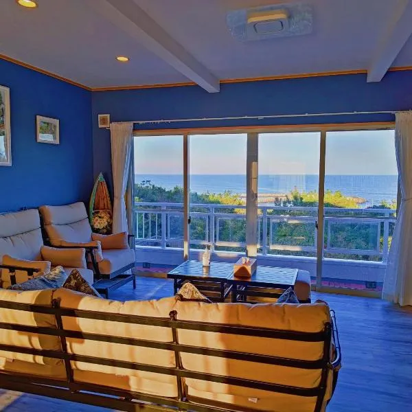 パーティーができるビーチハウス海まで1分一棟貸切Qiao105屋外犬可, hotel v destinaci Hokota