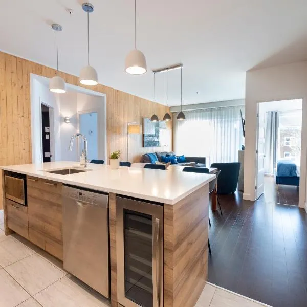 Saphir, Spacious 2-bedroom apartment, City center, Free parking, hotel in Quebec City
