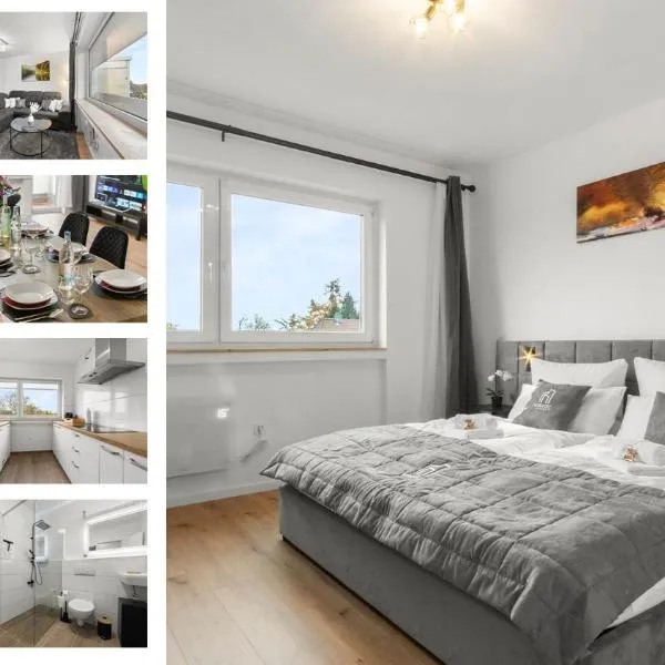 VlNFUL2 Premium-Apartment mit Balkon und Parkplatz, hotel in Mülheim an der Ruhr