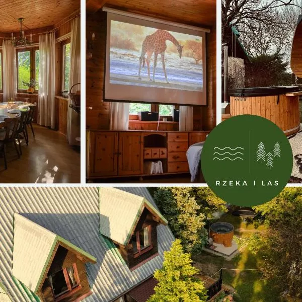 Rzeka i las, hôtel à Urad
