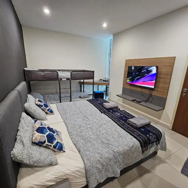 Lovely 4paxs Kozi Square comfort Studio Home 2A, hotell sihtkohas Kuching