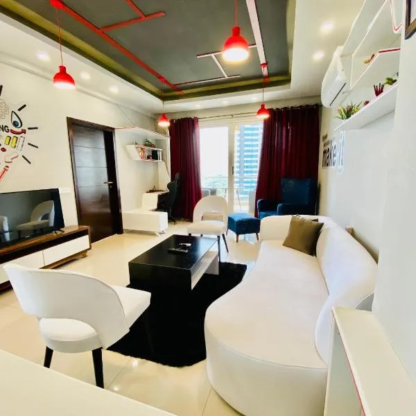 Margalla View Luxe Condo with Balcony-Elysium Tower, Hotel in Islamabad