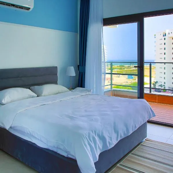 Neron Family Sea View Apartment in Caesar Resort & SPA, Long Beach，位于Bahçeler的酒店
