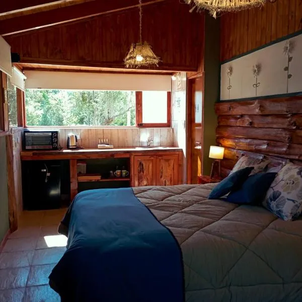 Cabañas monoambiente La Generosa LP、ラゴ・プエロのホテル