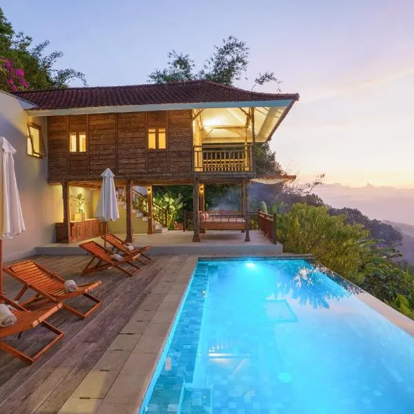 Ocean & Mountain View Villa, Waterfalls, Munduk Eco-Luxe by Santrian, hótel í Munduk