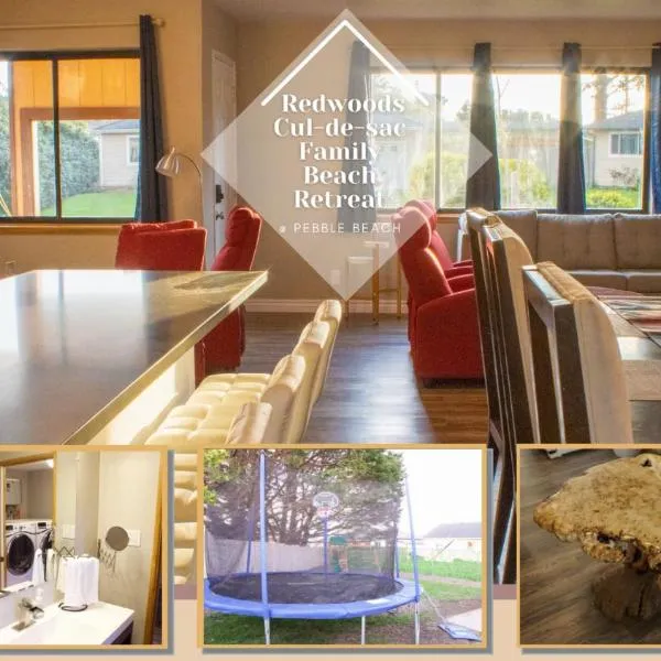 Private Home - Playground, Jumping Mat, BBQ, Darts, Firepit, Gazebo, 4 Smart TVs, White Cotton Bedding, - The Redwood Cul-De Sac Beach Retreat, hotel em Crescent City