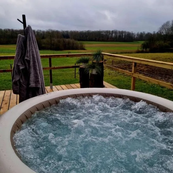 Tiny housse serenity avec jacuzzi, hotel u gradu Tinlot