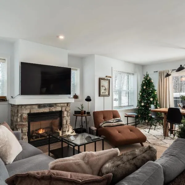 Ski in out at La Halte Mont-Blanc 2, hotel in Mont-Blanc