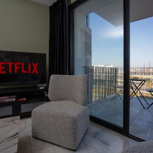 Luxueux Appartement 2 Chambres, Vue Casa Port, Casablanca