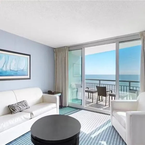 Stunning Ocean Front OO Resort 7th Floor 2 Bdr，位于默特尔比奇的酒店